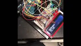 Arduino processor with Temperature Sensor with LCD Screen and LED indicators