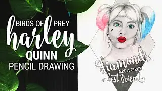 Drawing Harley Quinn &raquo; Margot Robbie Birds of Prey Speed Drawing