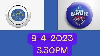 RR VS DC 8-4-2023 3.30PM  PLAYERS VENUE DATA EXPECTED PREDICTIONS @D-sports206