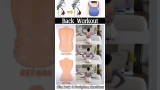 3 Actions For Women To Lose Back Fat and Fix Humpback and Rounded Shoulders #backworkout #beginners