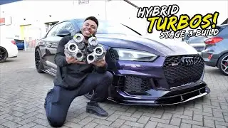 MY AUDI RS5 HYBRID TURBO *STAGE 3 BUILD* REVEALED!!