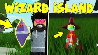 How to get Wizard Island Key in Roblox Islands *Skyblox*