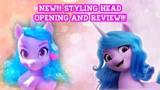 Unboxing Opening Review My Little Pony MLP G5 New Generation Brushable Toy Styling Head Izzy Moonbow