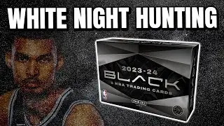 WHITE NIGHT HUNTING!! | 2023-24 Panini Black NBA THREE BOX Review!