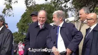 Principe Alberto di Monaco visita Euroflora 2022 a Genova