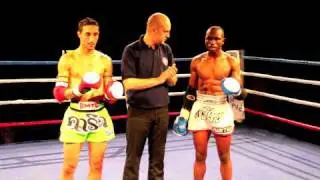 KHALID BIBI VS RODNALD SANTOS STRASBOURG THAI BOXING (VID&Eacute;O BY H.C)