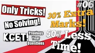 KCET Tricks! - 6🤓 | Mathematics | Let's Smash Them! 😎 | #207