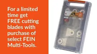 FEIN FREE Oscillating/ Multi-Tool Blade Rebate