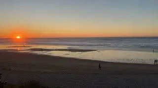 Oregon Coast Sunset, Lincoln City OR, Nov 2023
