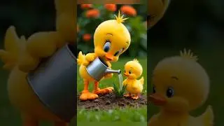 Mom duck learning and little duck farmers moment    #duck #duckrescue #duckstory #duckshorts