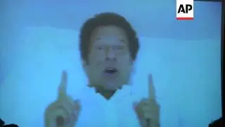 Pakistan Tehreek-e-Insaf supporters protest against alleged vote rigging in election