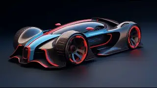 Bugatti Bolide Concept. AI Created