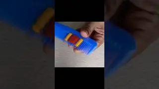 beautiful flower making idea with comb #youtubeshorts