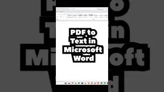How to Change PDF to Text in Microsoft Word - 2025