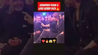 Shahrukh Khan & Lord Bobby Deol At IIFA AWARDS 2025 jaipur #shorts #srk #kingkhan #iifarocks