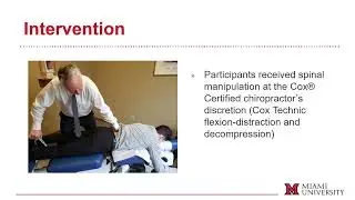 Lumbar Stenosis 2022 presented at ACC RAC by Dean Smith DC (Cox FD, Balance)