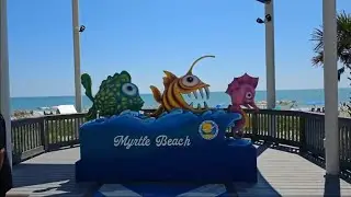 LIVE FROM MYRTLE BEACH  SOUTH CAROLINA   #livesteam #Beach #amusementpark #pier