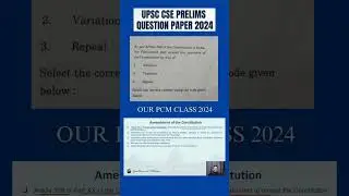 Prelims 2024 Questions | IPM IAS | PCM 2024 | Prelims Powerpack 2024 | IAS | IPS | IFS