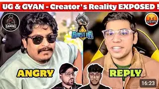UG Ayush & Gyan - Angry & Reply PC vs Mobile Matter !🤬|| Both - Expose Reality of Creator's !😮