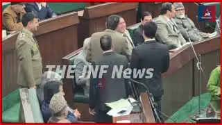 MLA Udhampur-East Pawan Gupta Comes into Well & Walk Out from Assembly