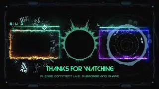 Motion Graphic | OUTRO Tech HD after effect (END SCREEN)