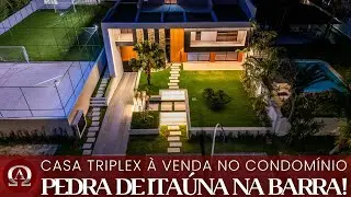CASA TRIPLEX à venda no condomínio PEDRA DE ITAÚNA na BARRA DA TIJUCA no Rio de Janeiro / RJ!