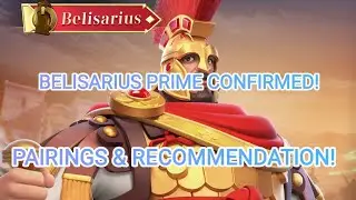 Belisarius prime new cavalry commander in rise of kingdoms. skill review and pairing predictions!