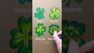 Four Leaf Clover #crafttutorial #arttutorial #drawingtutorial #fourleafclover #stpatricksday #draw