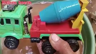 Membersihkan mainan berlumpur, SAPI, KERBAU, SINGA, SRIGALA, TRUKDAM, TRUK OLENG, DOMBA