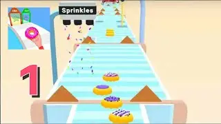 Donut stack 3d gameplay walkthrough part 1 level 1-10