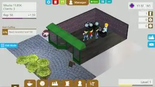 Coffee Shop Tycoon Gameplay (PC)