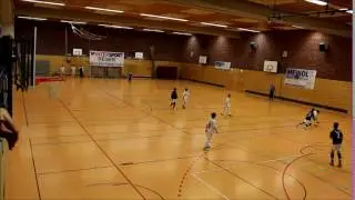 Luis aus der D-Jugend der FF-Geretsried beim Meindl Cup am 29.01.2017