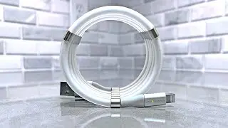 Retractable Fast Charging Magnetic Data Cable