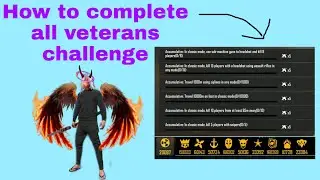 How to complete free fire mission.how to complete veterans challeng.elite mission video part -1