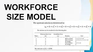 WORKFORCE SIZE MODEL