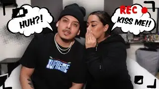 DOING THE WHISPER CHALLENGE *FUNNY AF*