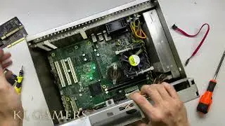 intel Core 2 Duo T7400 Socket mPGA479M C6640 Control cabinet Industrial PC Disassemble