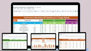 Performance Marketing KPI Dashboard in Google Sheets