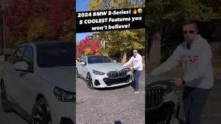 Five of the *Coolest* Features on the All-New 2024 BMW 5-Series!