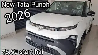 New TATA punch Pure plus showroom price and new feature 2026 