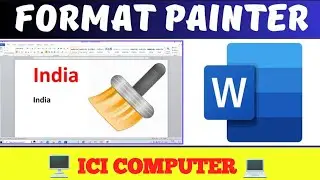 format painter ka use kaise kare। Ms word me format painters ka use kaise kare। format painter