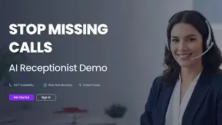 Stop Losing Customers to Voicemail - AI Receptionist Complete Demo [2025]