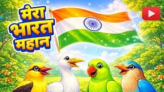 तिरंगे के चार पंख | Kids Bird Story | Indian Flag Bird Story | 77th Republic Day | Indian Birds