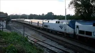 Sunset at Howell Wye (NS, CSX, Amtrak)