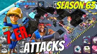 Warships Season 63 [GLOBAL 500👍 | 7 ER  LASER RANGER AND BOMBARDIER ATTACKS] Boom Beach