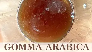 GOMMA ARABICA, come si prepara in casa. ( rubrica materiali) Arte per Te