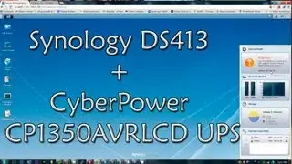 UPS - Synology DS413 + CyberPower CP1350AVRLCD UPS