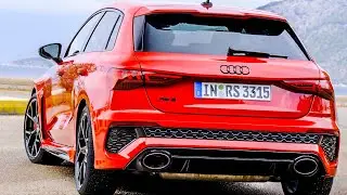 2022 Audi RS3 Sportback in Tango Red Color