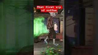 ☕️funny alien animation #funny #funnyanimation #funnyalien #coffee #coffeehumor #comedy