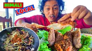 Yespali ko first Local Giriraj  roast, Haka noodle chowmein | Himali Local